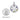 Flower of Life Sterling Silver Recovery Pendant with AA or NA Symbol & Genuine Gemstone - Mix Necklace - Sobervation