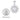 Flower of Unity Sterling Silver Recovery Pendant – Lotus Heart with AA Symbol (Chain Included) TPD6422 - Default Title | Sobervation