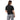 Friday Night Wild Out - Cat On Couch Channel Surfing and Eating Ice Cream Women’s heavyweight boxy tee - Black / S | Sobervation