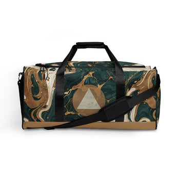 Golden Flow Sobriety Symbol Duffle Bag - Default Title | Sobervation