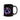 Graffiti Sobriety Symbol Black Glossy Mug - 11 oz | Sobervation
