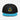 Graffiti Sobriety Symbol Embroidered Snapback - Premium Recovery Streetwear - Aqua blue / Black / Black | Sobervation