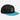 Graffiti Sobriety Symbol Embroidered Snapback - Premium Recovery Streetwear - Aqua blue / Black / Black | Sobervation