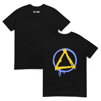 Graffiti Sobriety Symbol NOPE Essential Tee – Streetwear Recovery Apparel - Black / S | Sobervation