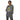 Graffiti Sobriety Symbol "Nope" Hooded Long Sleeve Tee - Grey Triblend Hooded Long Sleeve Tee - Sobervation