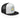 Graffiti Sobriety Symbol Trucker Cap - Black/ White/ Black Trucker Hat - Sobervation