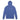 Gratitude Embroidered Hooded Long Sleeve Tee – Lightweight Recovery Wear - Heather True Royal / XS | Sobervation