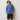 Gratitude Embroidered Hooded Long Sleeve Tee – Lightweight Recovery Wear - Heather True Royal Embroidered Hooded Long Sleeve Tee - Sobervation