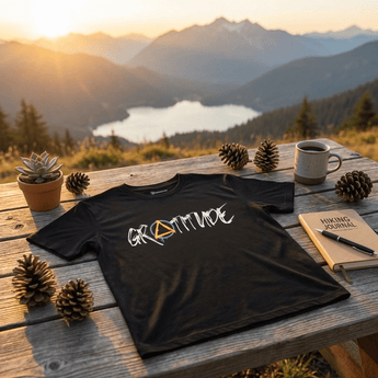 Gratitude Organic Tee – Recovery Symbol Graffiti Edition - Black Women's Organic Ribbed Neck Tee - Sobervation