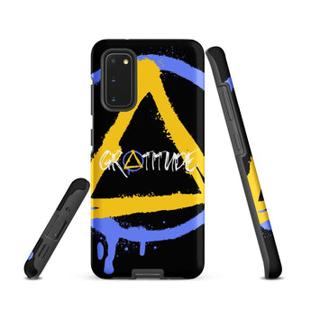 Gratitude Symbol Samsung Tough Case – Recovery Mindfulness Phone Case - Samsung Galaxy S20 | Sobervation