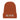 GRATITUDE Waffle Knit Beanie – Textured Warmth with a Purpose - Rust | Sobervation