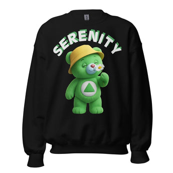 Green Serenity Cub Sweatshirt - Black / S | Sobervation