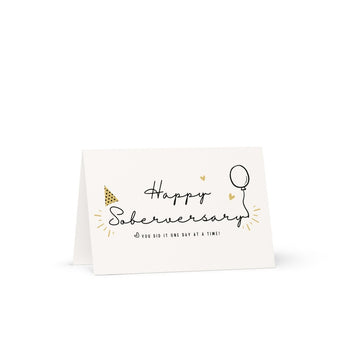 Happy Sobriety Anniversary Card - Celebrate Your Milestone! - Default Title | Sobervation