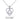 Heart Sterling Silver Recovery Pendant – AA or NA Symbol with Adjustable Chain TPD6387 - AA Symbol | Sobervation