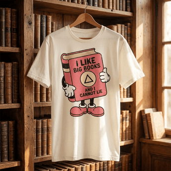 I Like Big Books – Essential Unisex Tee - Natural / S | Sobervation