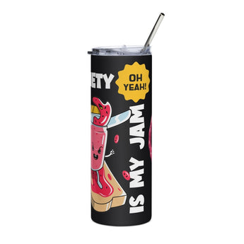Jammin' to Sobriety Stainless Steel Tumbler – Cold Truth, Hot Vibes - Default Title | Sobervation