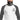Just For Today Embroidered Raglan Shirt | Unisex 3/4 Sleeve - White/Royal / S | Sobervation