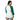 Just For Today Embroidered Raglan Shirt | Unisex 3/4 Sleeve - White/Royal / S | Sobervation