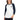 Just For Today Embroidered Raglan Shirt | Unisex 3/4 Sleeve - White/Royal / S | Sobervation