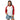 Just For Today Embroidered Raglan Shirt | Unisex 3/4 Sleeve - White/Royal / S | Sobervation