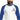 Just For Today Embroidered Raglan Shirt | Unisex 3/4 Sleeve - White/Royal / S | Sobervation