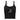 Just For Today Embroidered Tank Top | Women's Micro-Rib - Solid Black Blend / XS | Sobervation