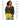 Just for Today Graffiti Zip Hoodie – Yellow & Black Streetwear - 2XS | Sobervation
