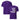 Just For Today – Pride Sobriety Essential Tee - Purple / S | Sobervation