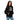 Just for Today Rainbow Drip Oversized Hoodie — Try Again in Color - Black / S | Sobervation