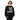 Just for Today Rainbow Drip Oversized Sweatshirt — Daily Reminder Edition - Black oversized Sweatshirt - Sobervation