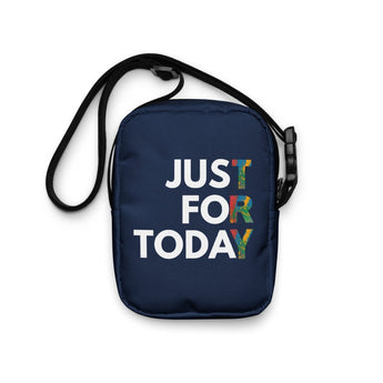 Just For Today: Rainbow Drip Utility Crossbody Bag - Default Title | Sobervation