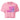 Just For Today – Retro Gradient Crop Top (Women’s) - Bubblegum Crop Top - Sobervation