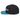 Just For Today Snapback Hat – Flat Brim Style with a Grounded Message - Black/ Teal | Sobervation