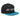 Just For Today Snapback Hat – Flat Brim Style with a Grounded Message - Black/ Teal | Sobervation