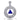 Large AA Recovery Celtic Border Sterling Silver Pendant – Sobriety Jewelry TPD6007 - Synthetic Lapis | Sobervation