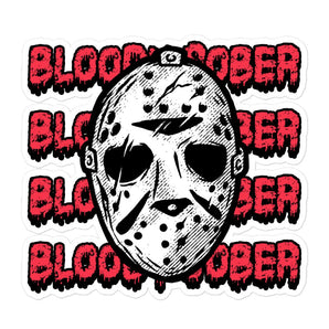 Limited Edition Halloween Bloody Sober Vinyl Sticker - 5.5″×5.5″ Sticker - Sobervation