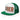 Limited Edition Halloween Sober Skull Embroidered Trucker Cap - Kelly/ White/ Kelly Trucker Hat - Sobervation