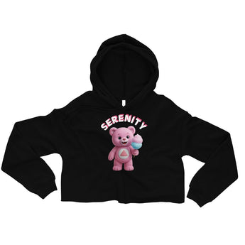 Lolli the Serenity Cub Crop Hoodie - Black / S | Sobervation