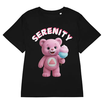 Lolli the Serenity Cub Organic Women's Tee - Black / S | Sobervation