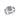 Modern Band AA Recovery Ring – Sterling Silver with Inlaid Symbol TRI1929 - White Cubic Zirconia / 4 | Sobervation
