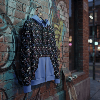 NOPE Graffiti Zip Hoodie | All - Over Sobriety Symbol Streetwear | Sobervation - 2XS All Over Print Zip Up Hoodie - Sobervation