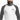 One Day at a Time Embroidered Unisex 3/4 Sleeve Raglan Shirt - White/Red / S | Sobervation