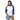 One Day at a Time Embroidered Unisex 3/4 Sleeve Raglan Shirt - White/Red / S | Sobervation