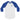 One Day at a Time Embroidered Unisex 3/4 Sleeve Raglan Shirt - White/Royal / S | Sobervation