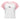 One Day at a Time Embroidered Women's Micro Rib Raglan Baby Tee - White/Pink / S | Sobervation