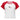 One Day at a Time Embroidered Women's Micro Rib Raglan Baby Tee - White/Red / M | Sobervation