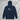 One Day At A Time Embroidered Zip Hoodie -Navy Embroidered Zip Up Hoodie - Sobervation