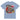 One Day At A Time | Ocean Collage Garment-Dyed Heavyweight Tee -Washed Denim Heavyweight Graphic Print Tee - Sobervation