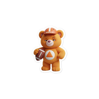 Orange Serenity Cub Sticker – Sports Edition – Bubble-Free Kiss-Cut Sticker - 3″×3″ | Sobervation