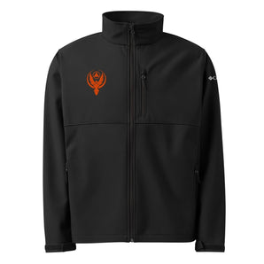 Phoenix Reborn Embroidered Columbia Soft Shell Jacket - Black / S | Sobervation